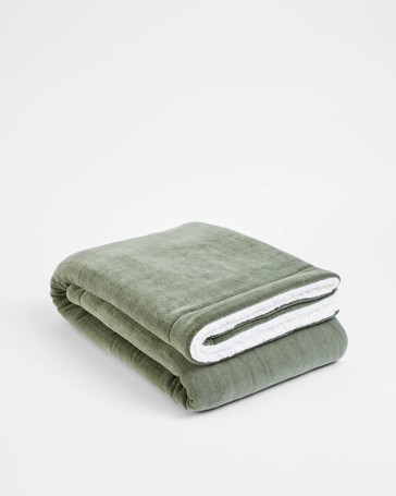 Chenille Sherpa Throw