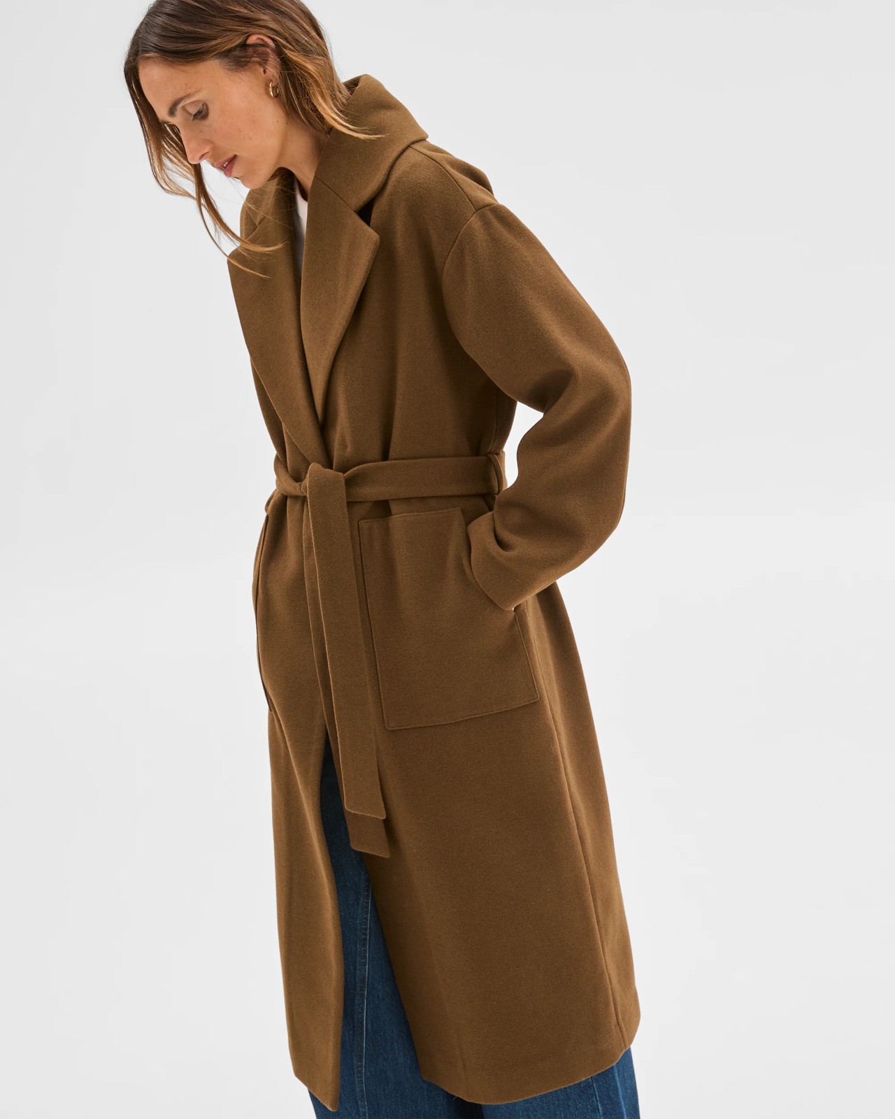 Soft Wrap Coat - Fall leaf 3 of 5