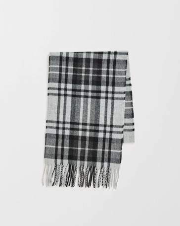 Woven Check Scarf