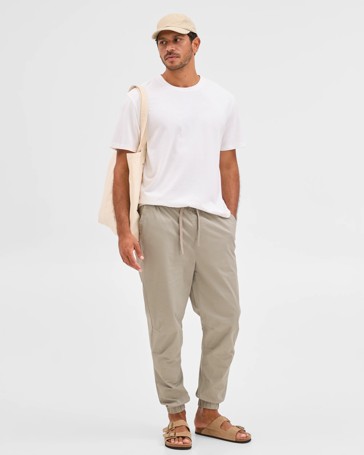 Australian Cotton Woven Jogger Pants