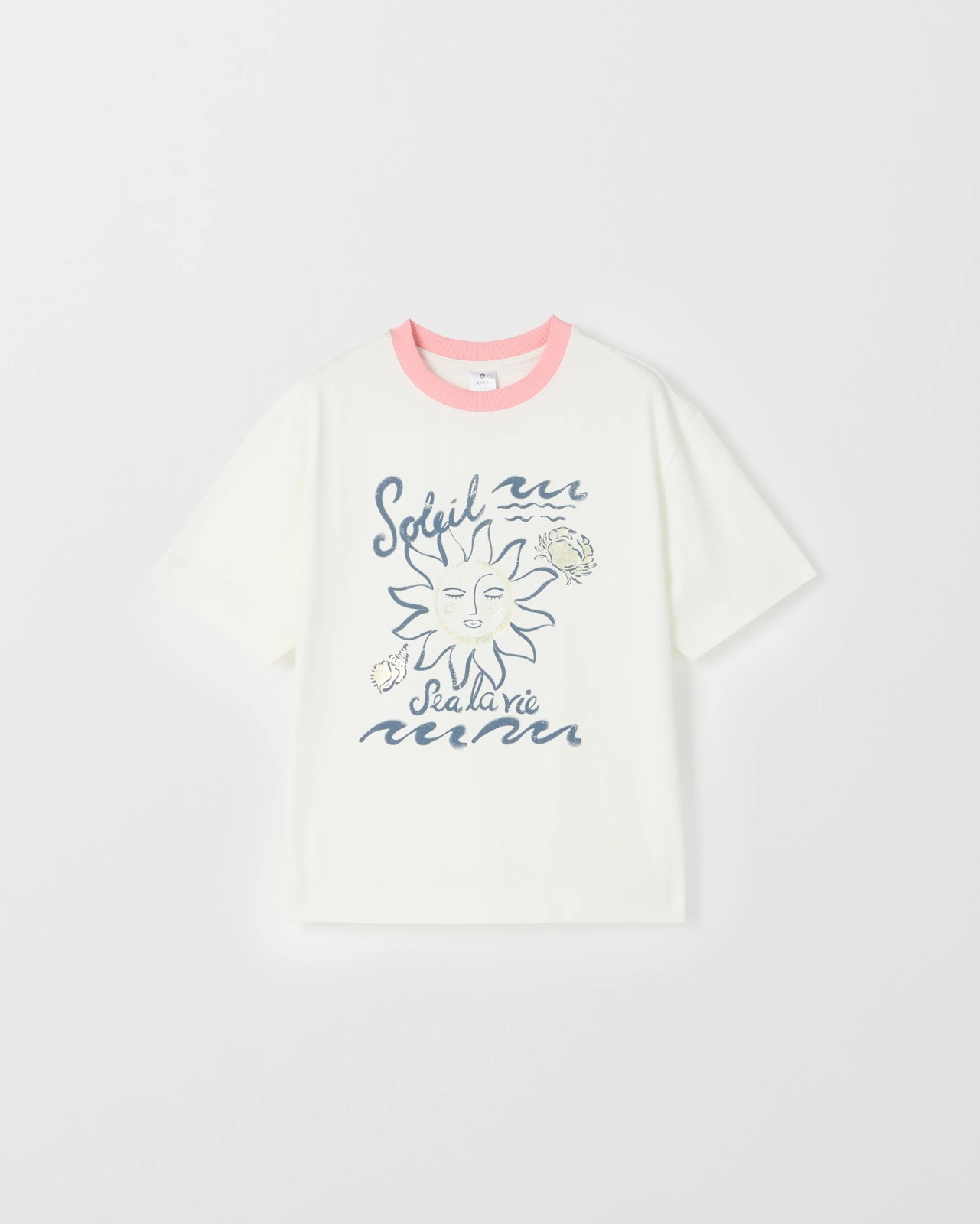 Australian Cotton Oversized T-Shirt - Soleil Sun Cream 5 of 6
