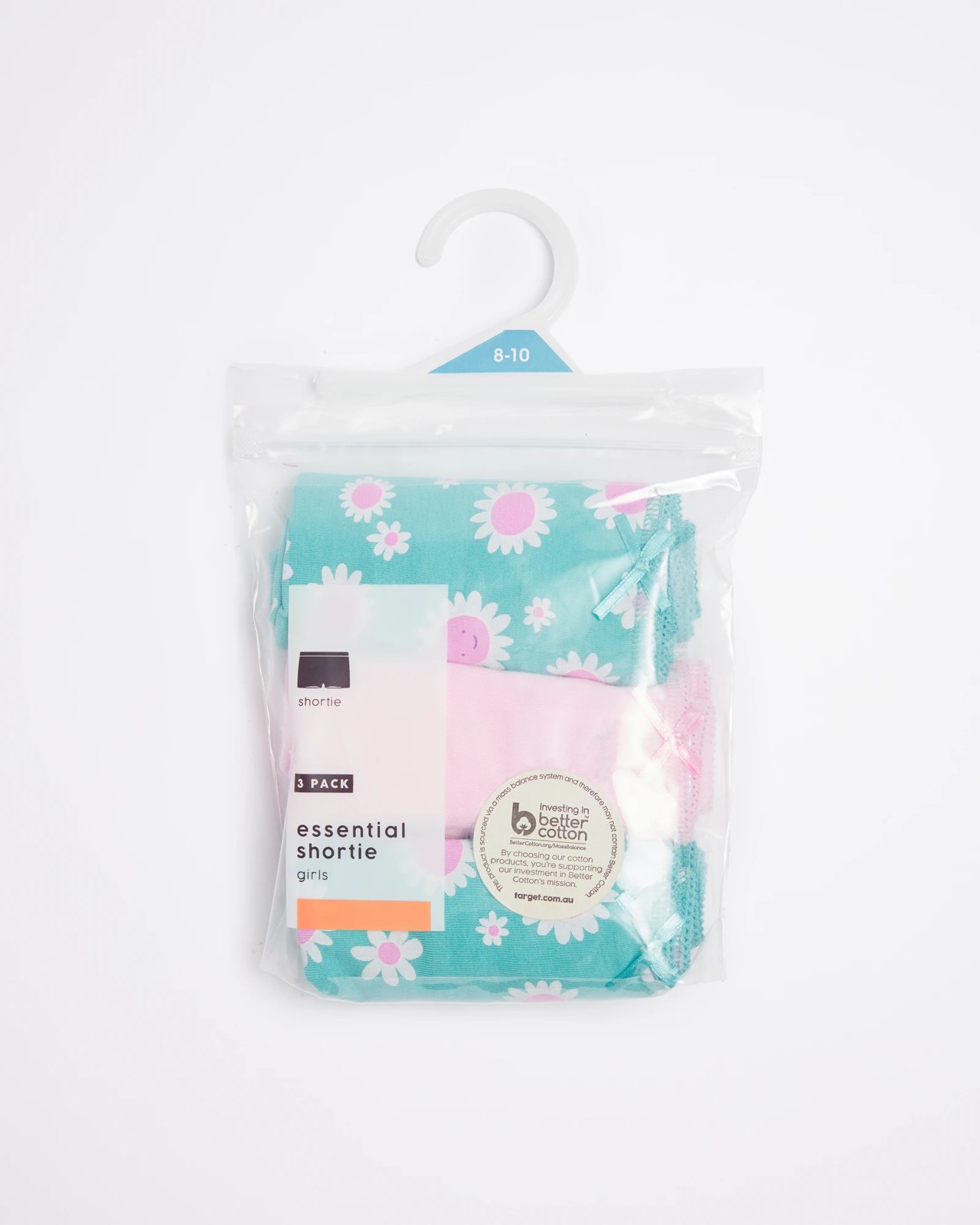 Girls 3 Pack Shorties 2 of 2