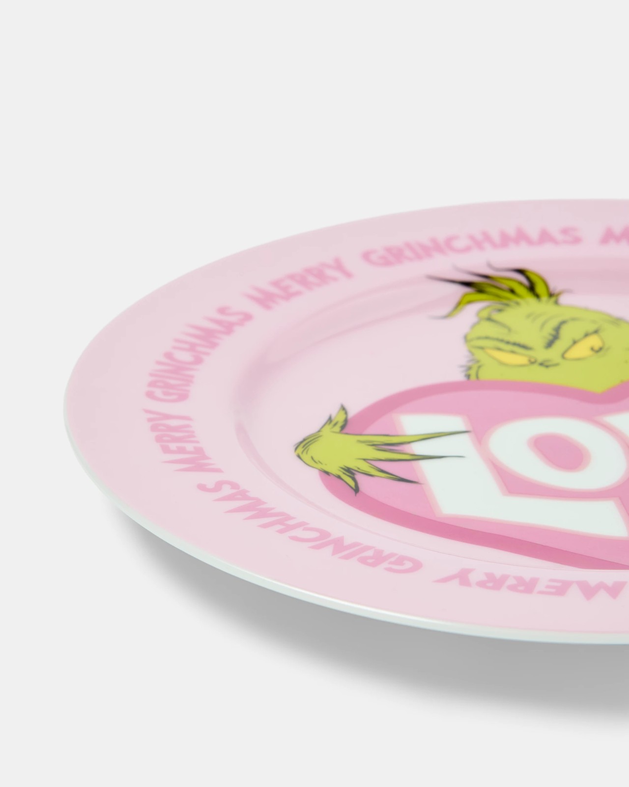 Set of 4 The Grinch Ceramic Plates 4 of 5