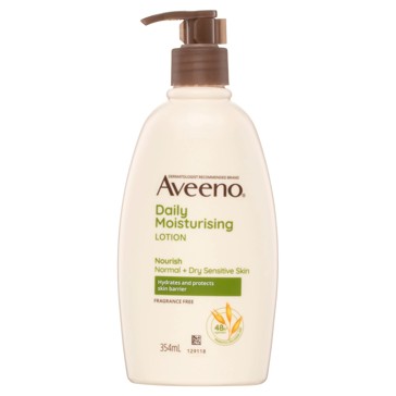 Aveeno Active Naturals Daily Moisturising Body Lotion 354ml - Natural Colloidal Oatmeal