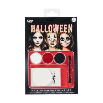 Halloween Face Paint Set, Red - OXX Junior