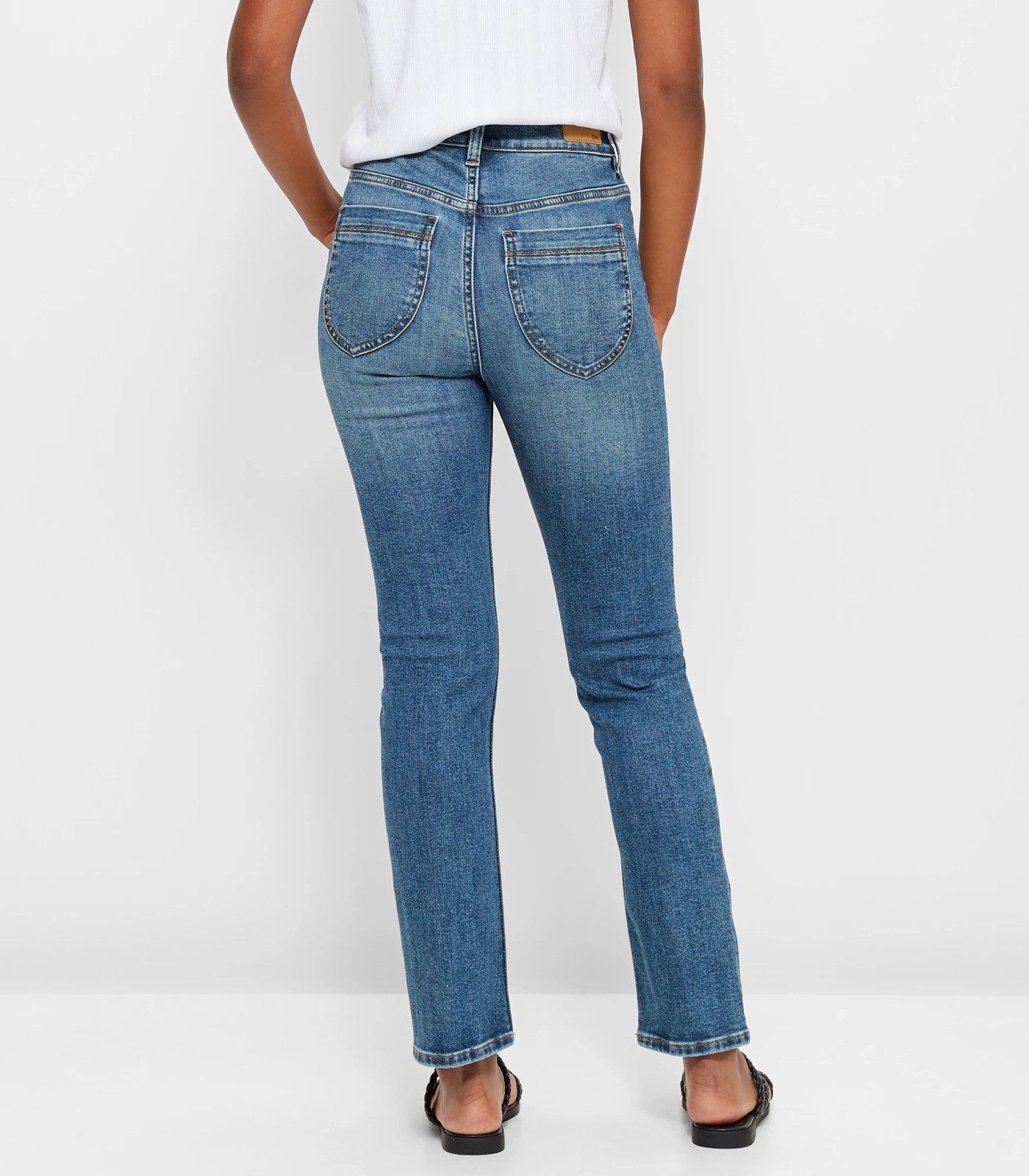 Petites Straight Leg Denim Jeans - Dannii Minogue | Target Australia