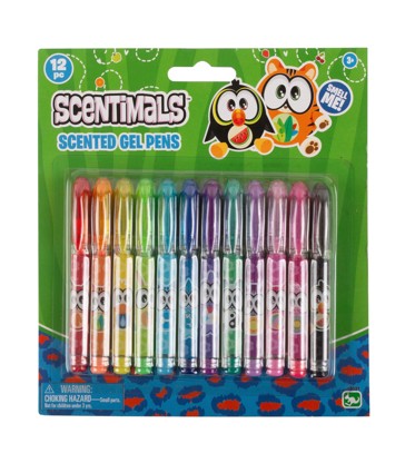 Scentimals Scented  12 Mini Gel Pens