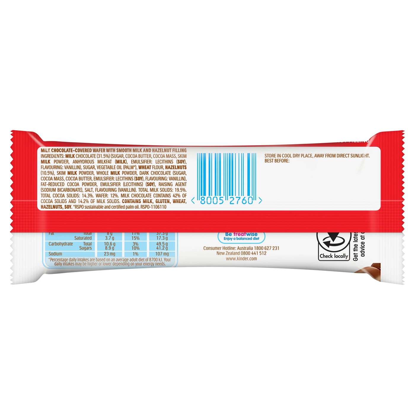 Kinder Bueno Bar - 43g 2 of 5