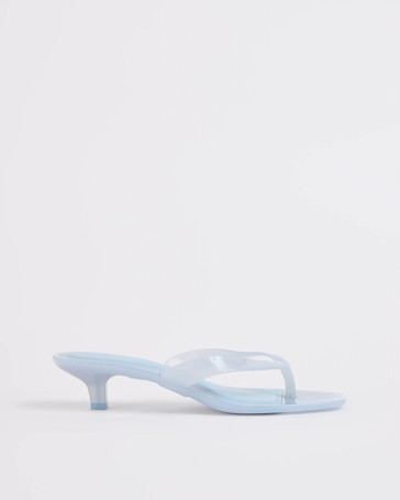 Heeled Jelly Thongs