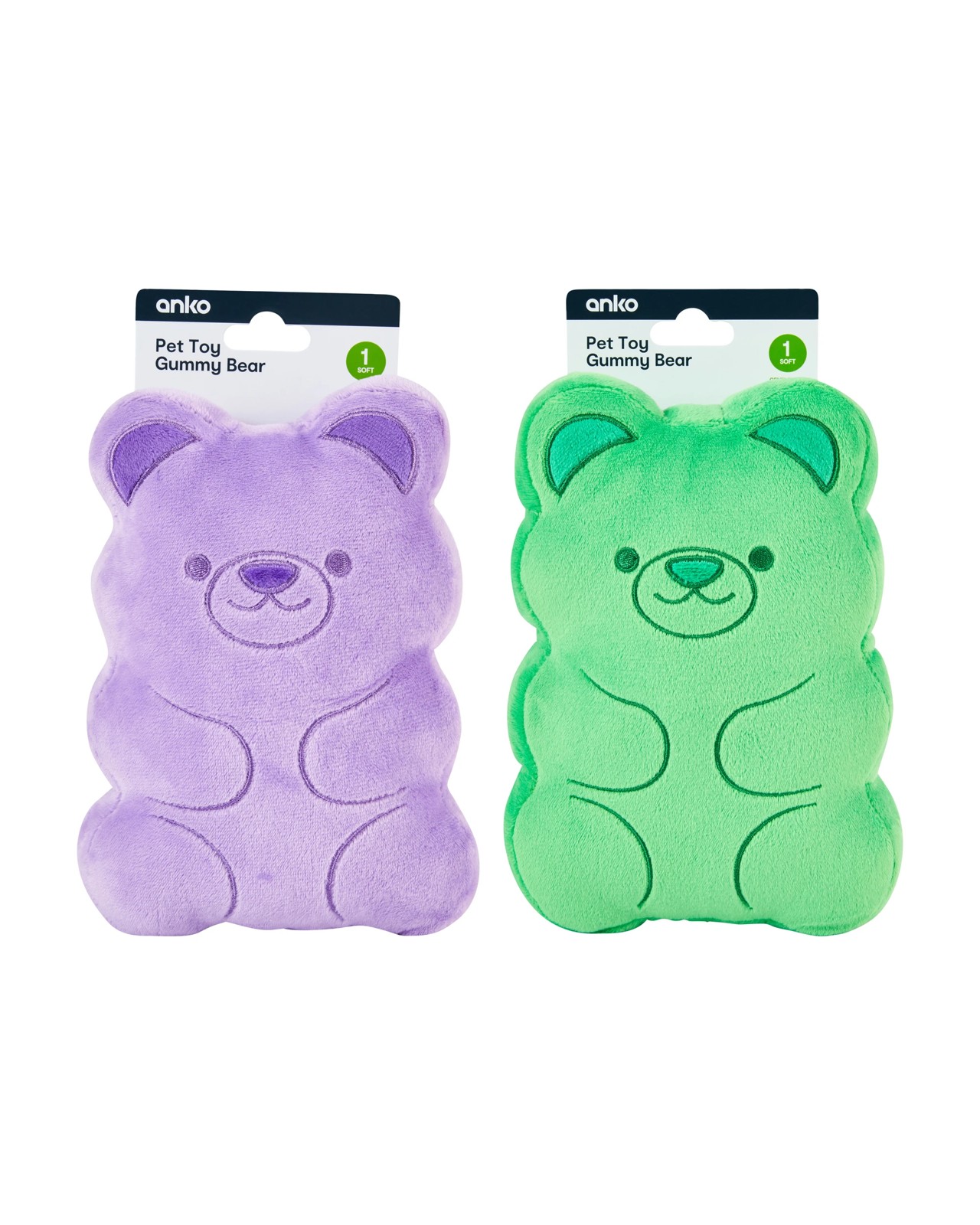 Anko Gummy Bear Pet Toy - Assorted 4 of 4