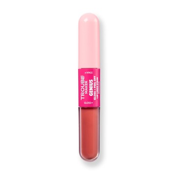 Trouble Maker Genius Duo Peel-Off Lip Liner Stain and Gloss - Brainwave Rose Pink