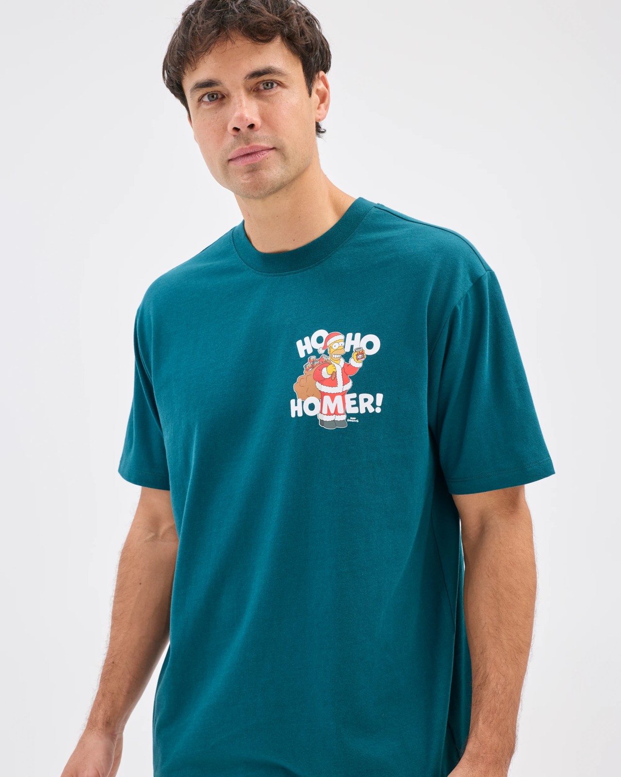 Licensed Australian Cotton Simpsons Christmas T-Shirt 5 of 5