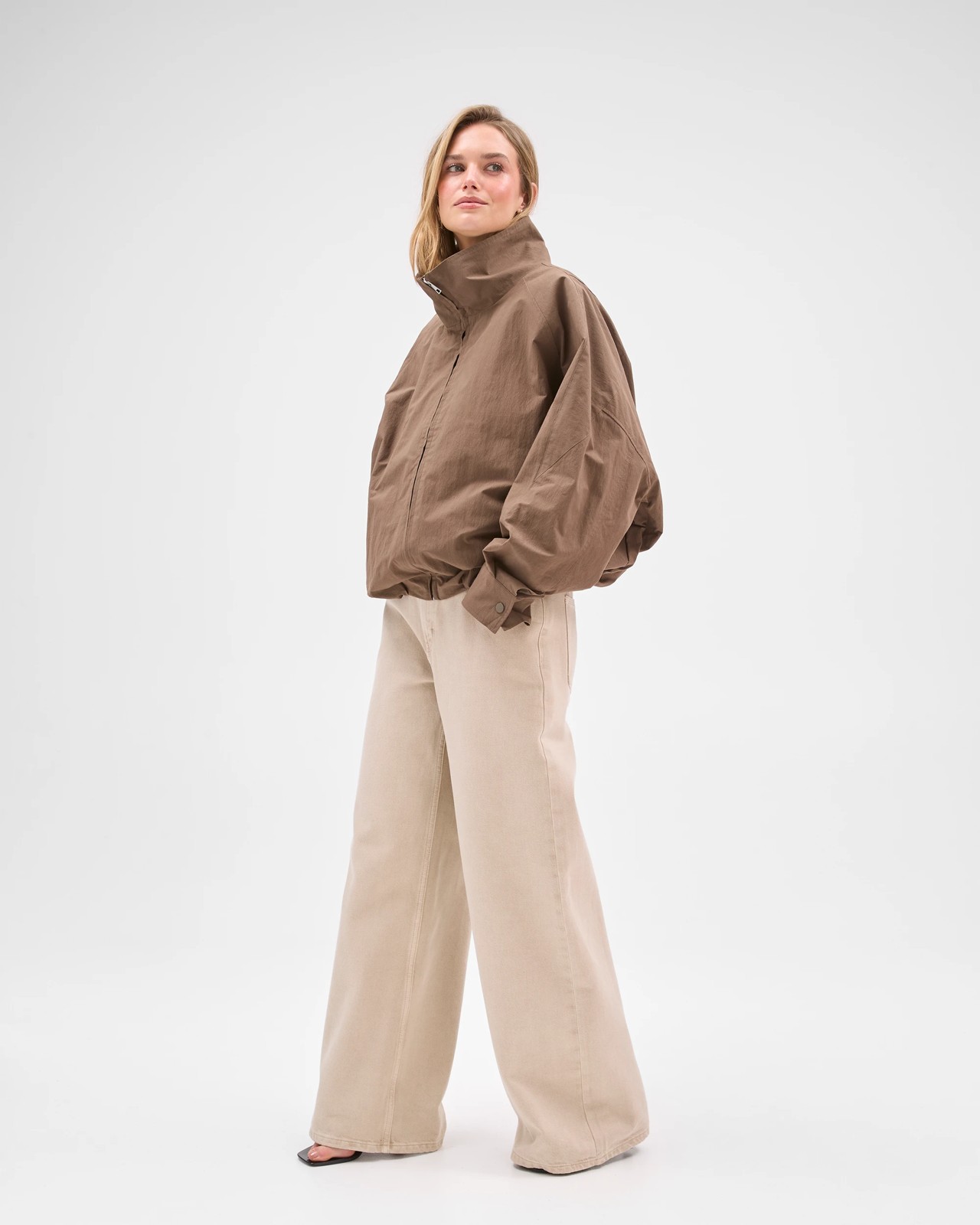 Lily Loves Australian Cotton Blend Parker Jacket - Dark Khaki 4 of 6