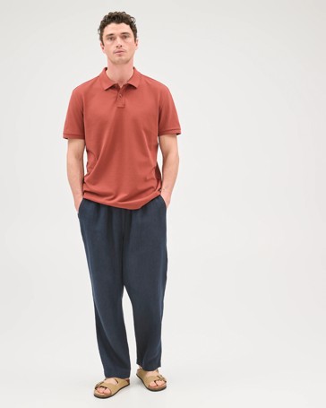 Australian Cotton Short Sleeve Polo Top