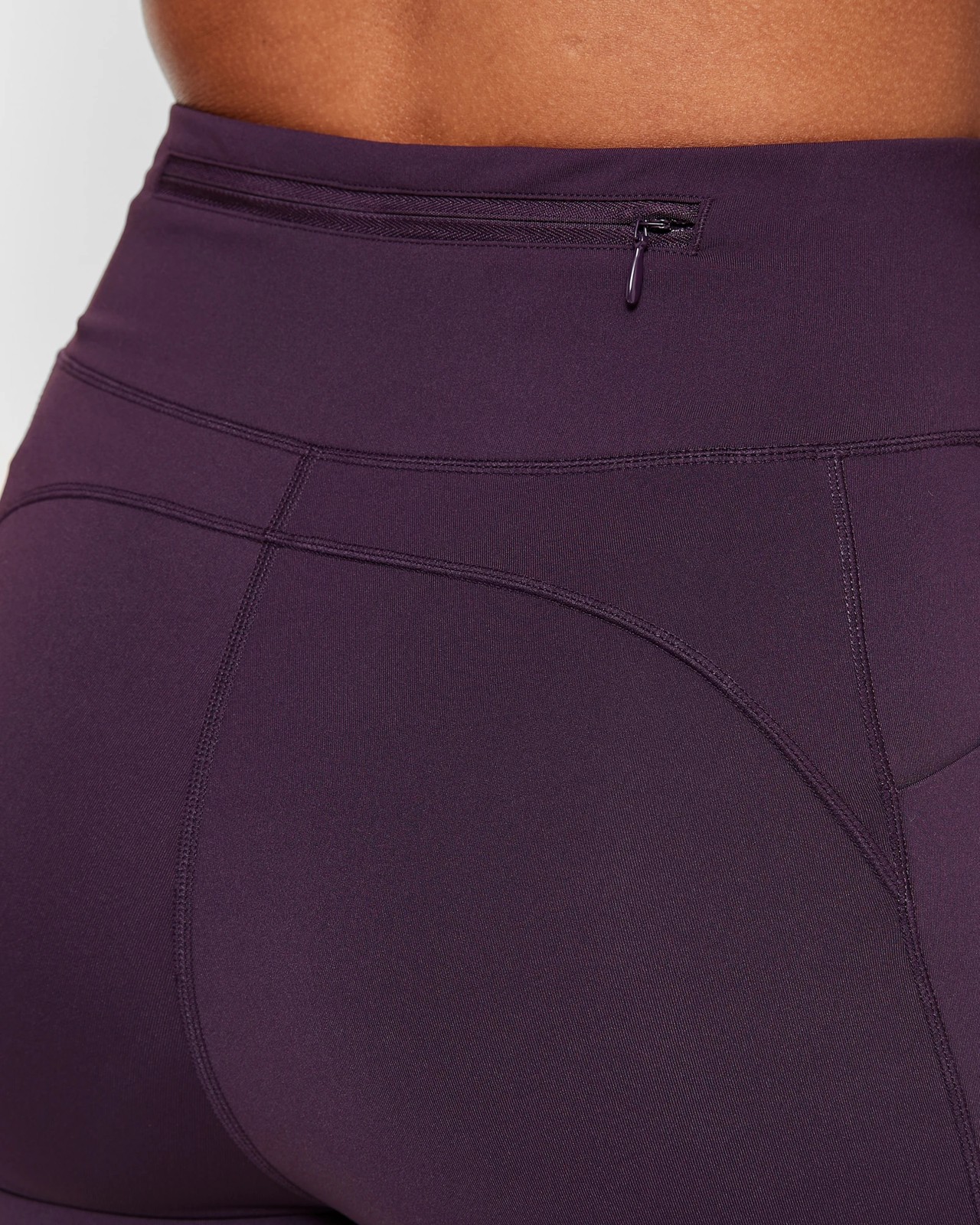 Active Infinity Sculpt High Rise Bike Shorts - Deep Plum