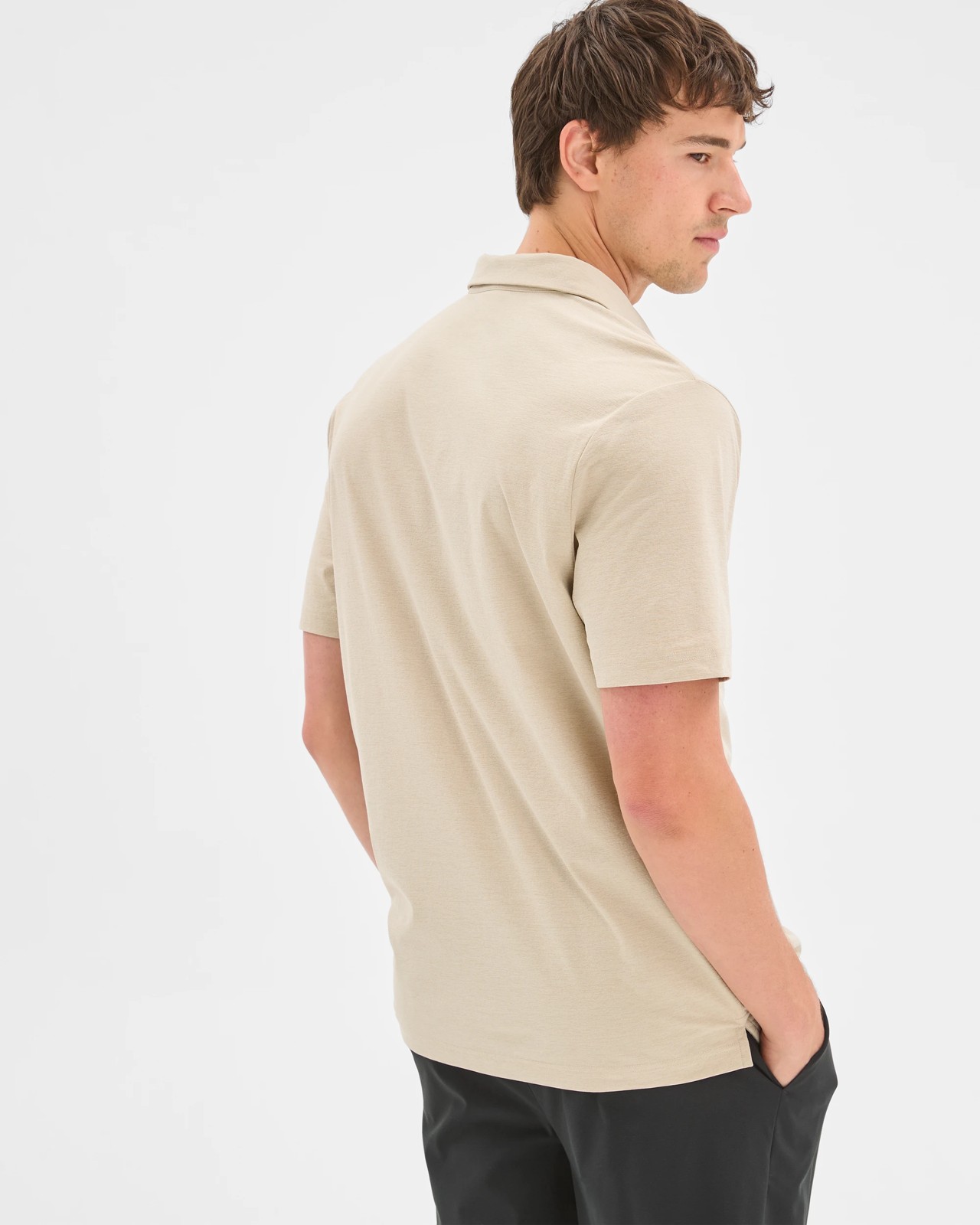 Active Lifestyle Stretch Polo Top - Agate Grey 6 of 6