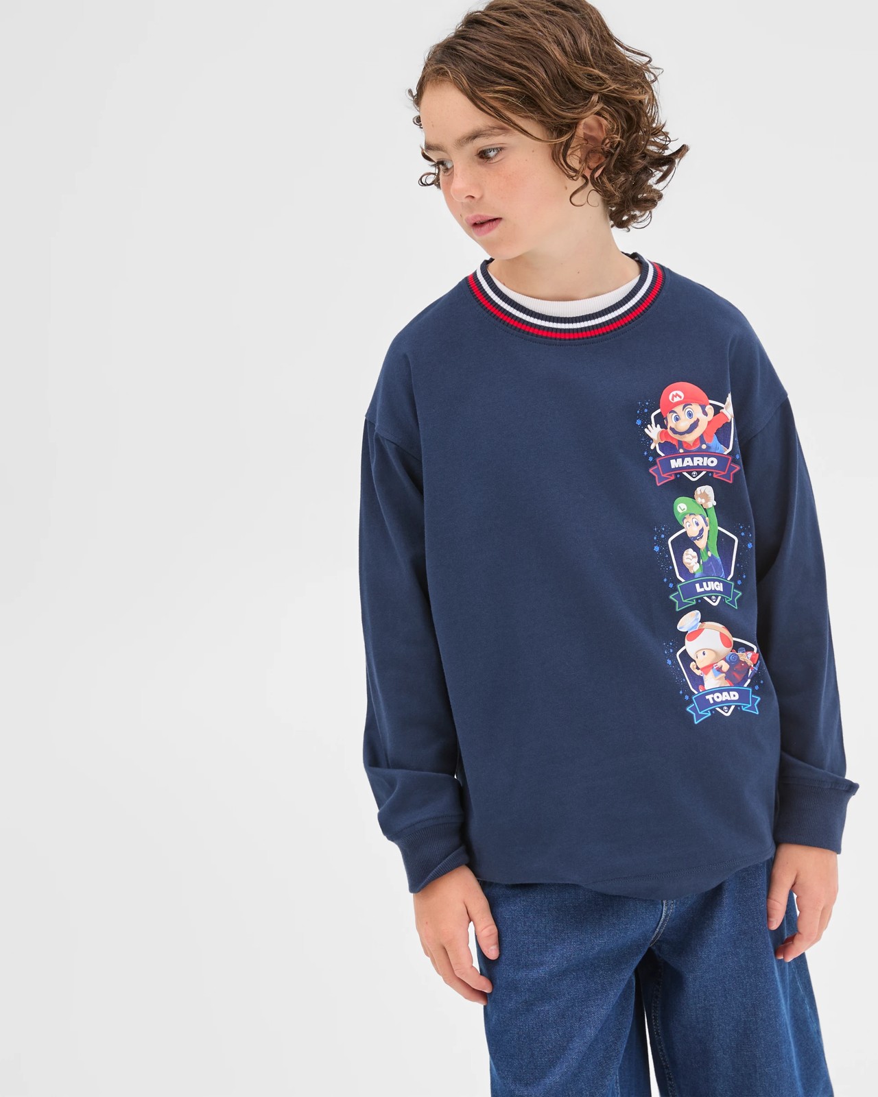 Super Mario Australian Cotton Long Sleeve T-Shirt 2 of 5