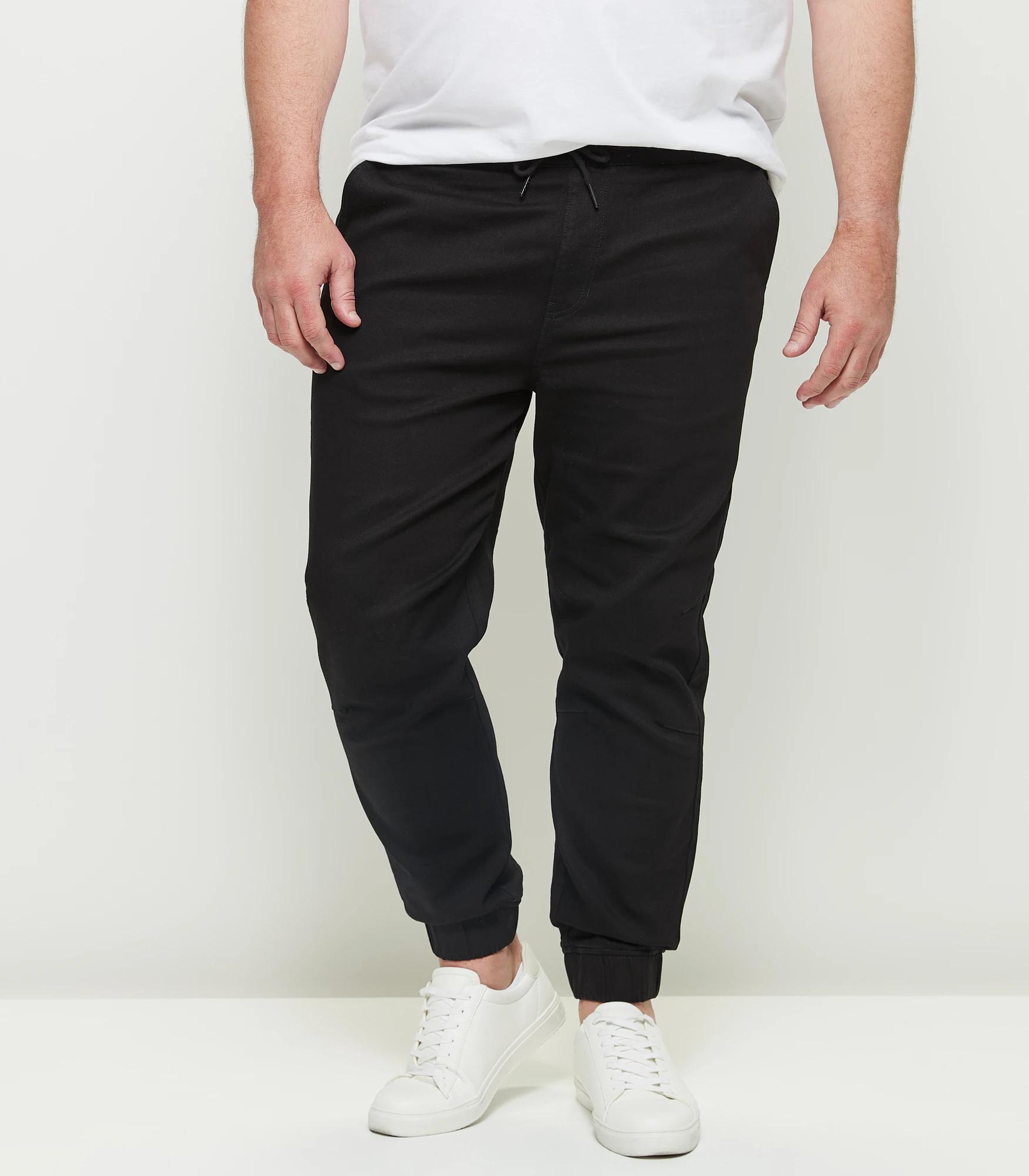 Slim twill joggers online with gapflex