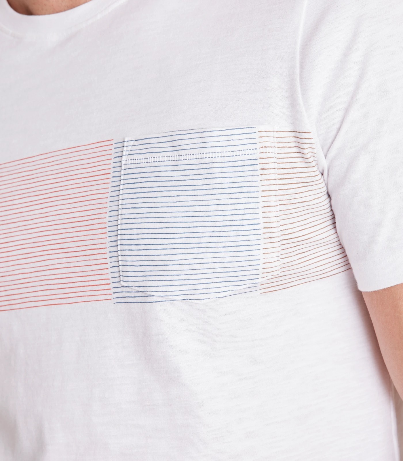 Gradient Panel Print T-Shirt 3 of 6
