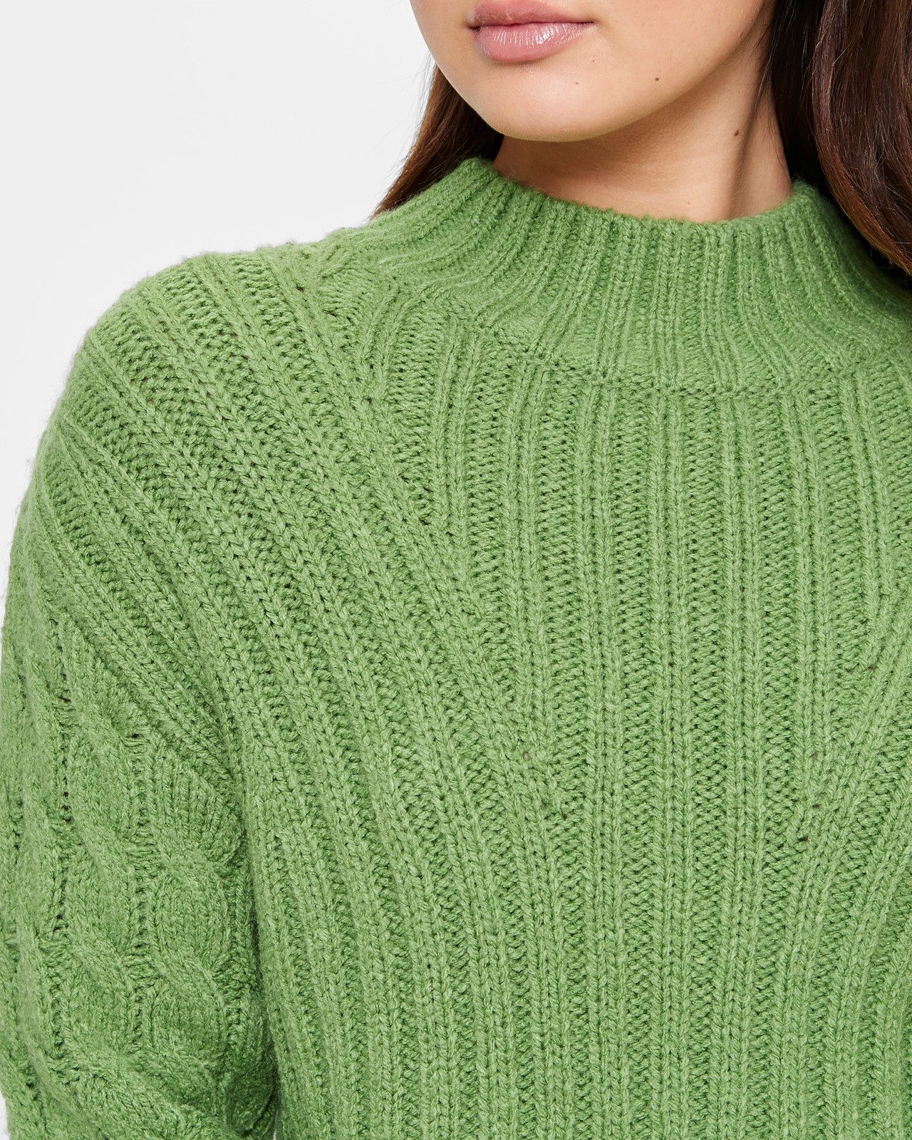 Crop Cable Knit Jumper - Lily Loves 4 of 4