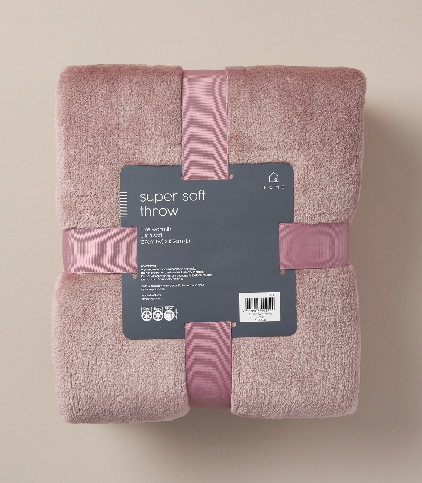 Super Soft Throw Rose Target Australia