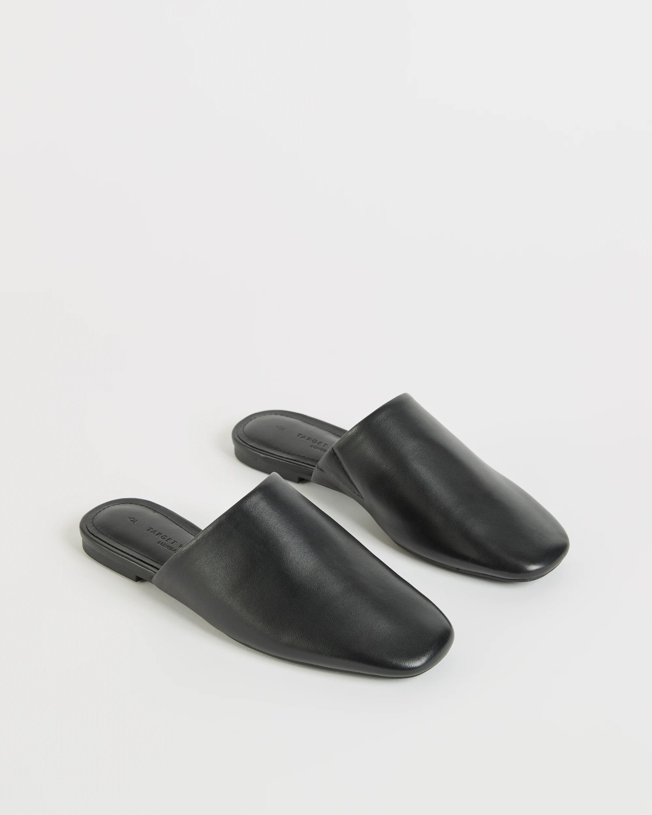 Genuine Leather Mule Flats - Tara 2 of 3