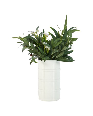 Anko Lattice Ceramic Vase