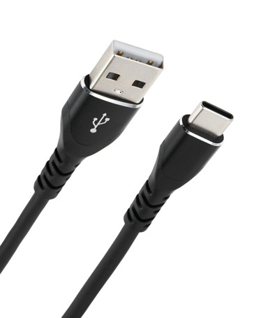 USB-A to USB-C Coil Cable - Anko