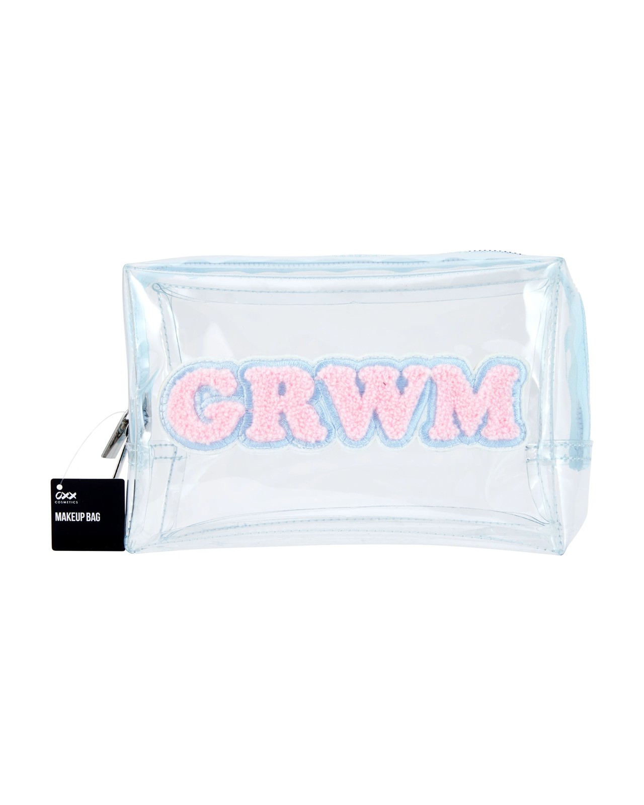 OXX Cosmetics Makeup Bag, Slogan - Blue and Pink 4 of 4