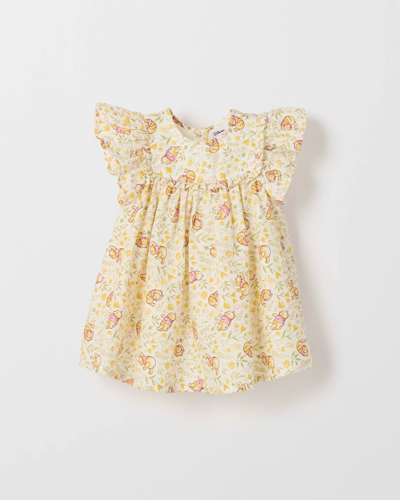 Licensed Disney Winnie The Pooh Cotton Frill Front Dress 4 of 5