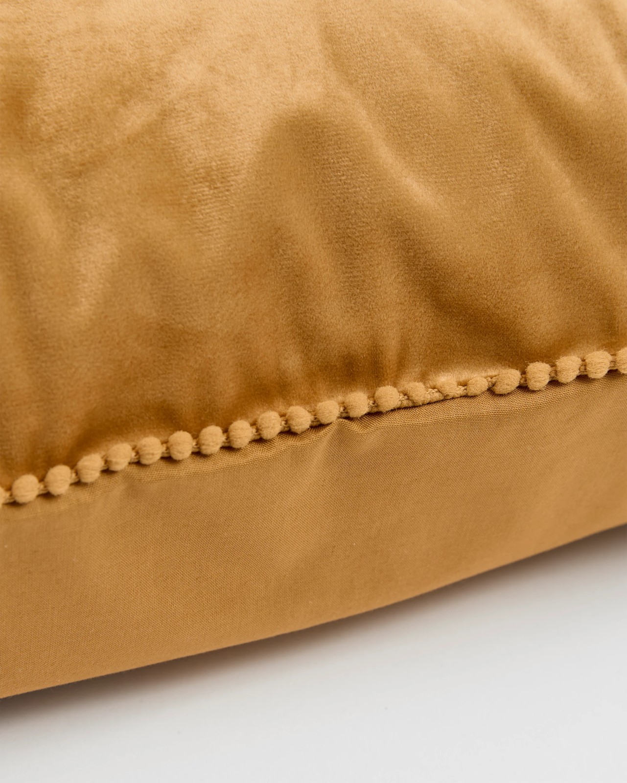 Lacy Velvet European Pillowcase - Cumin 2 of 3