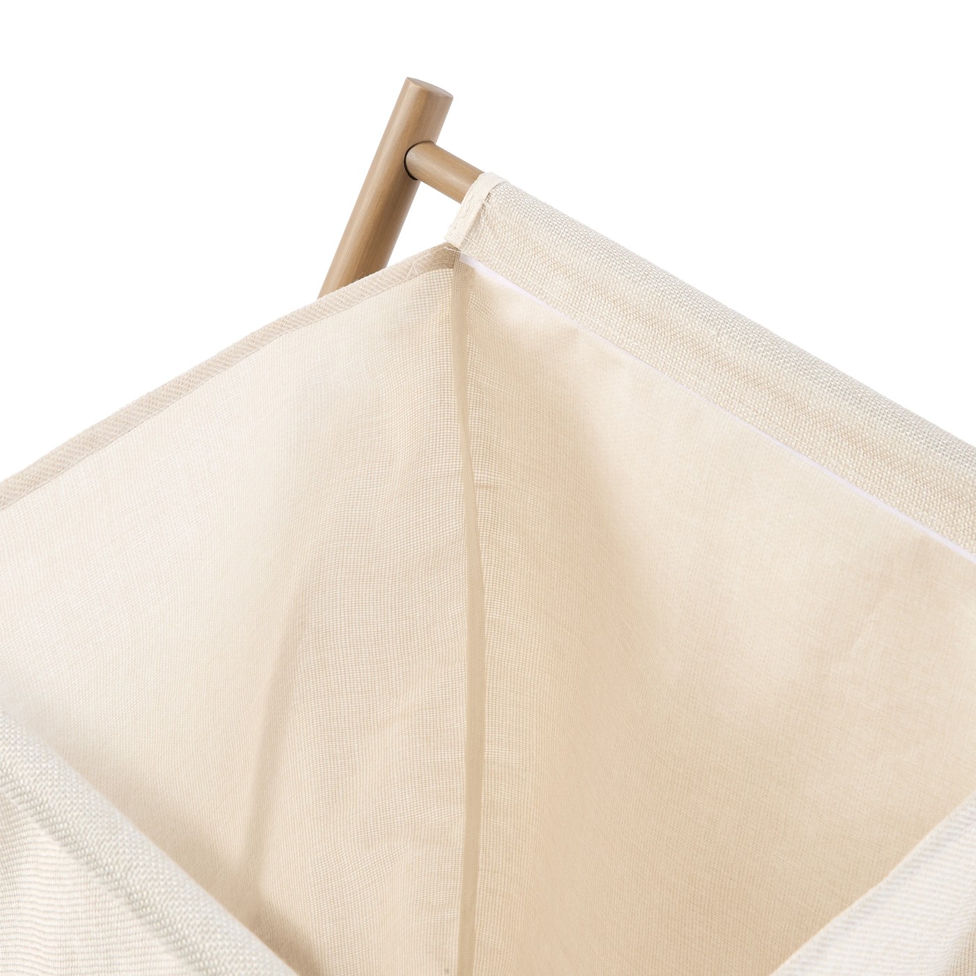 Anko Linen Look Foldable Laundry Hamper 5 of 6