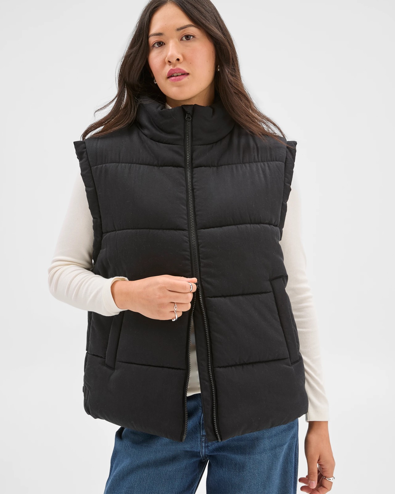 Oversized Quilted Vest 5 of 5