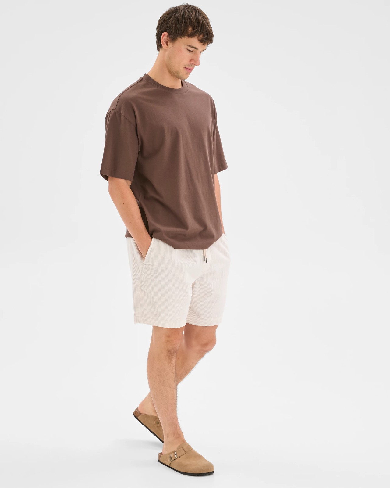 Commons Corduroy Shorts - Washed White 3 of 6