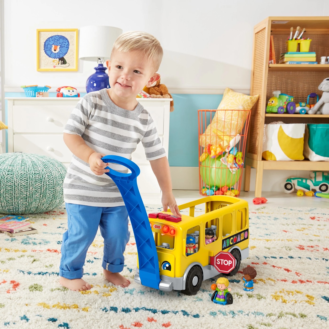 Fisher price yellow store bus