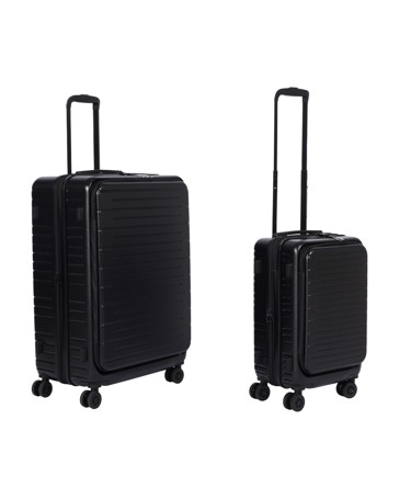 Anko 2 Piece 2 Way Open Hard Case Set - Black
