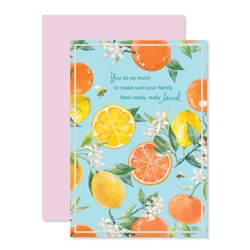Hallmark Mother's Day Card -Â Â Oranges and Lemons