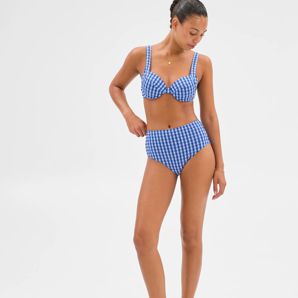 Shape Your Body Resort High Waisted Check Bikini Bottoms product image