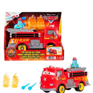Mattel Disney and Pixar Cars Radiator Springs Race & Rescue Fire Fighting Red & Guido & Accessories