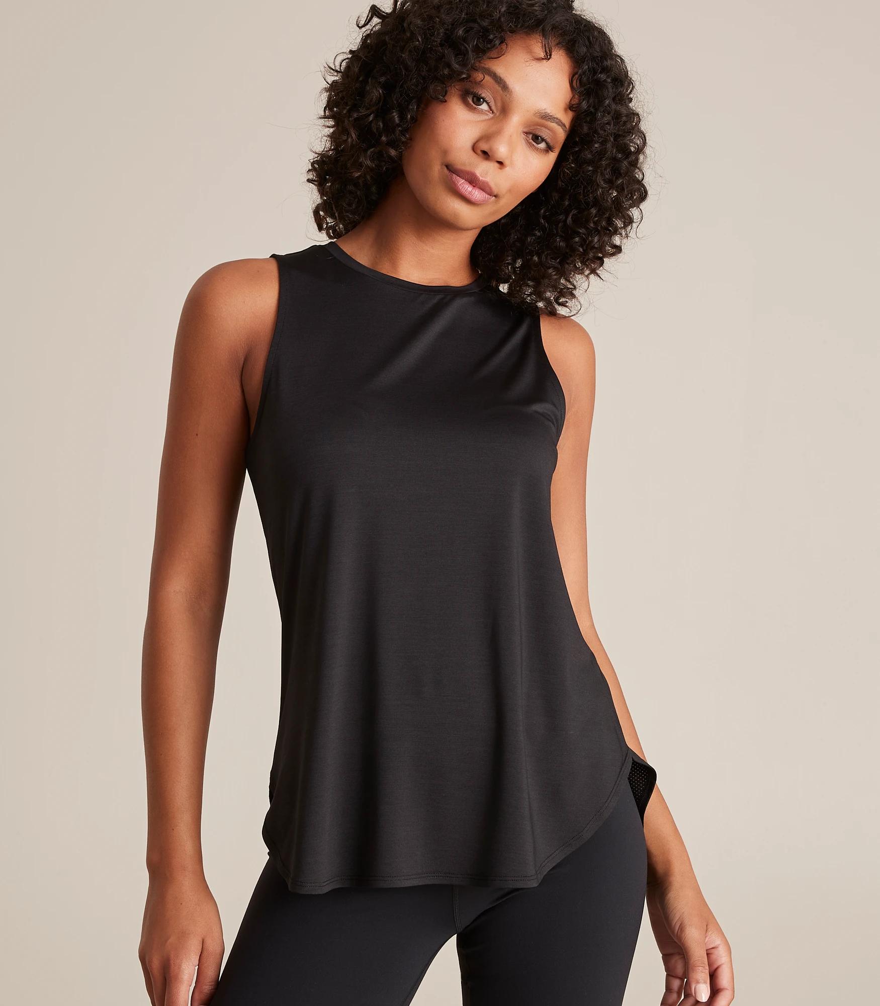 Transform Racerback Tank Top in Black