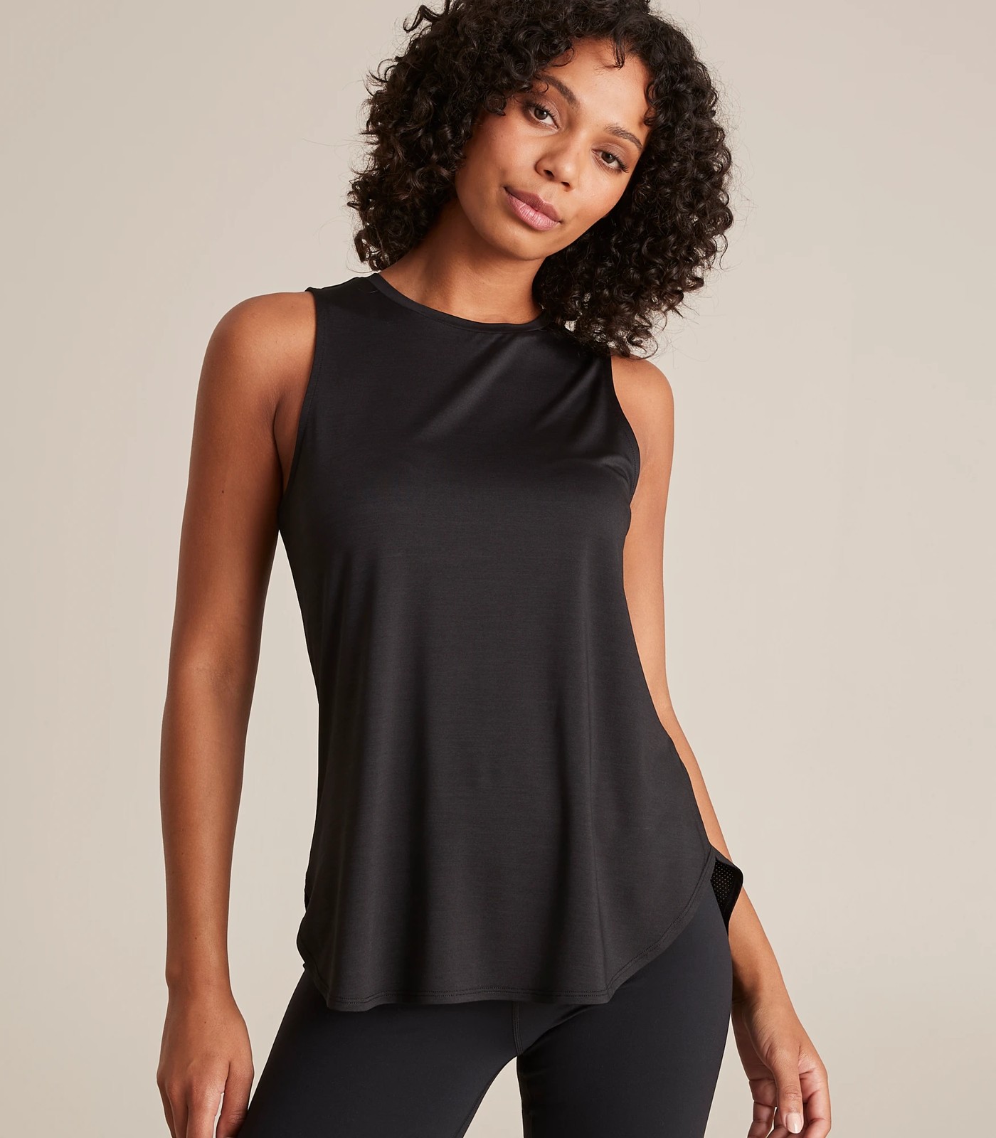 Black Racerback Tank Top