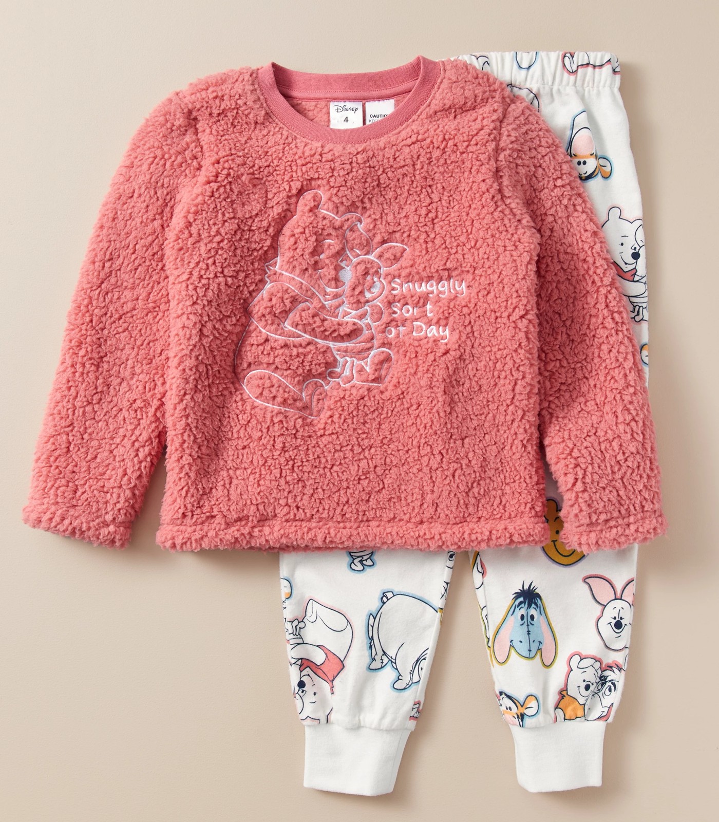Christmas Pooh Matching Family Pajamas Set, Disney Winnie The Pooh