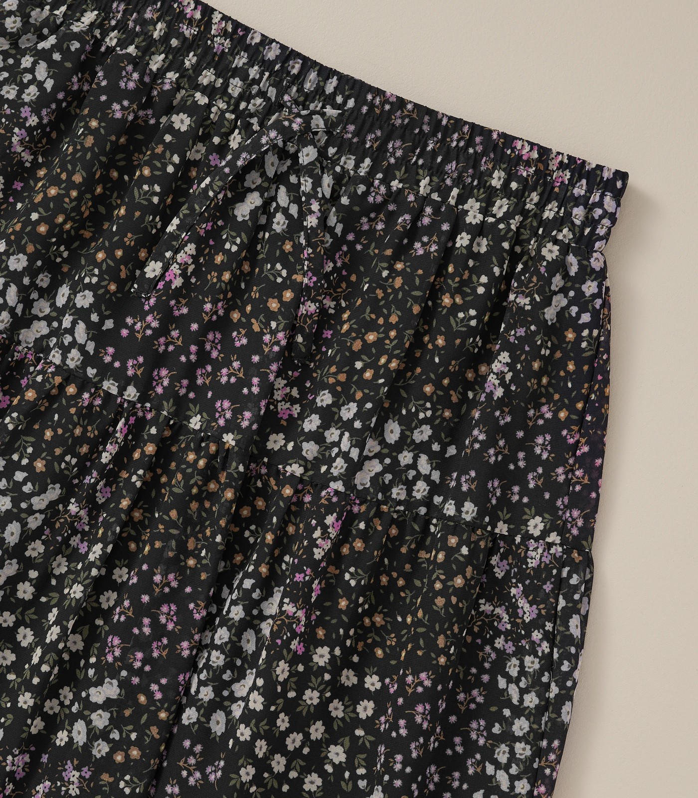 Georgette Floral Midi Skirt 4 of 6