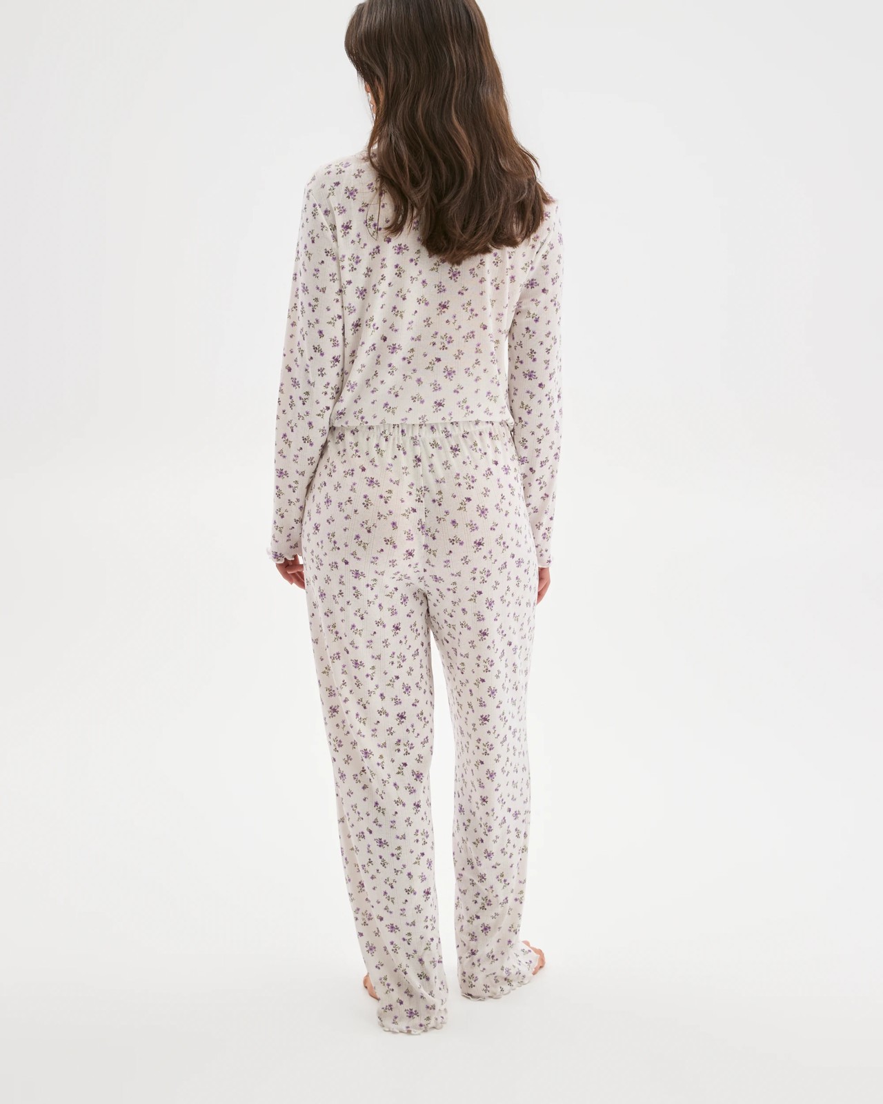 Pointelle Straight Leg Pants 5 of 5