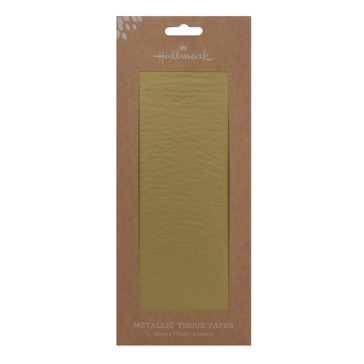 3 Pack Hallmark Metallic Tissue Paper - Gold Look