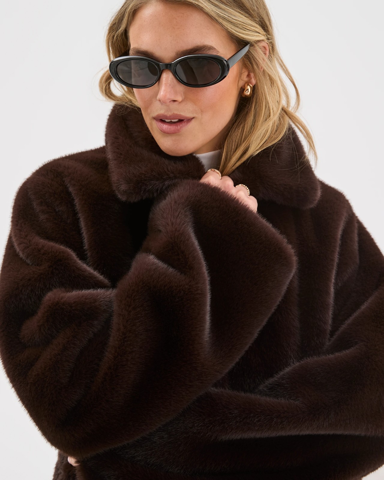 Lily Loves Faux Fur Coat 2 of 6