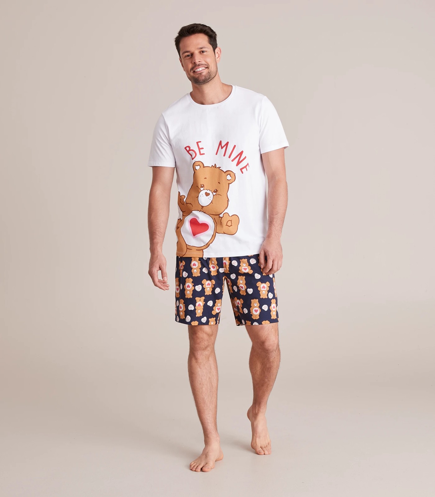 Mens teddy cheap bear pyjamas