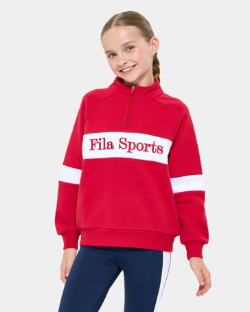 Fila Kids Quarter-Zip Fleece Jumper