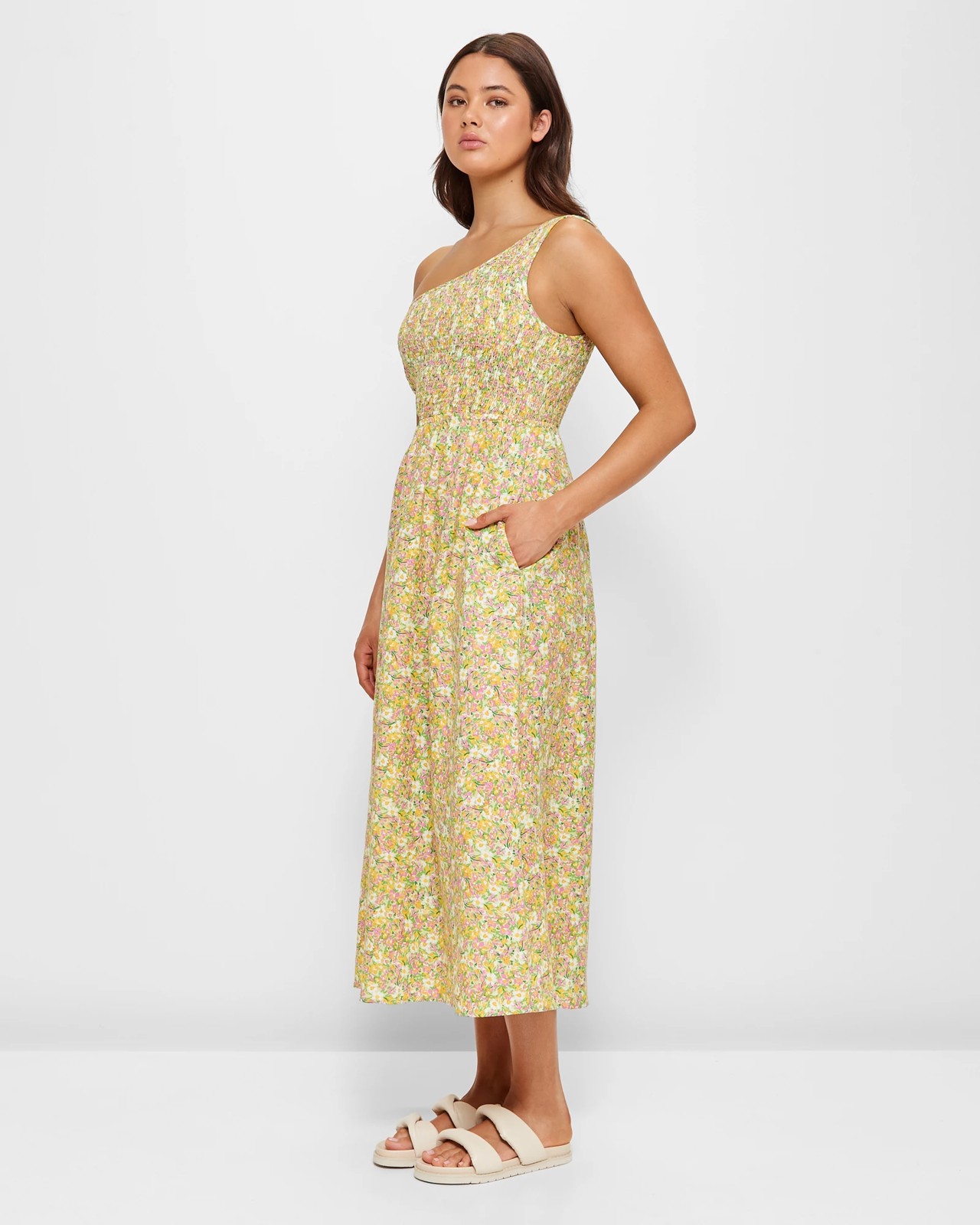 One Shoulder Midi Dress - Lily Loves | Target Australia