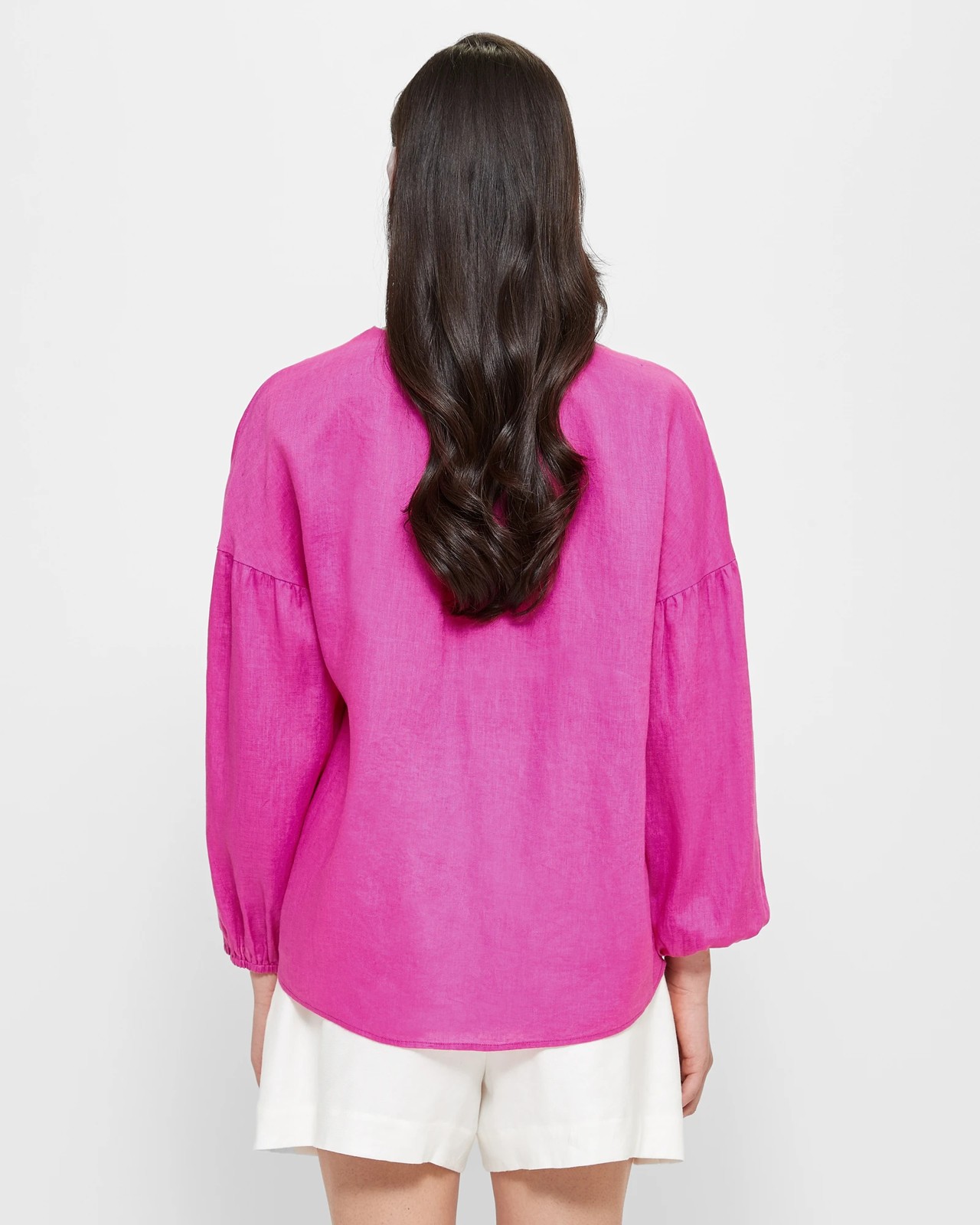 European Linen Blouse - Preview 4 of 5